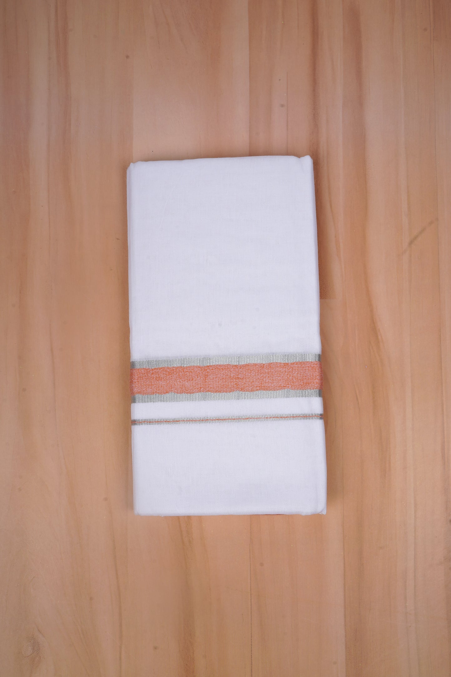 FCD-505 W/D DHOTI 3.80 MTR-Light Orange