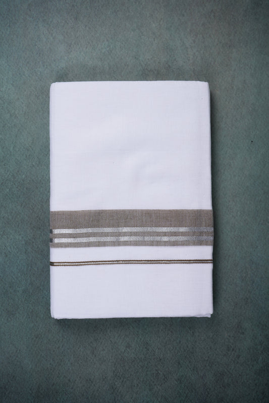 FCD-574 W/D DHOTHIE 3.80 MTR-LIGHT BROWN