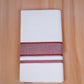 FCD-74 W/D DHOTI 3.80 MTR-Dark Red
