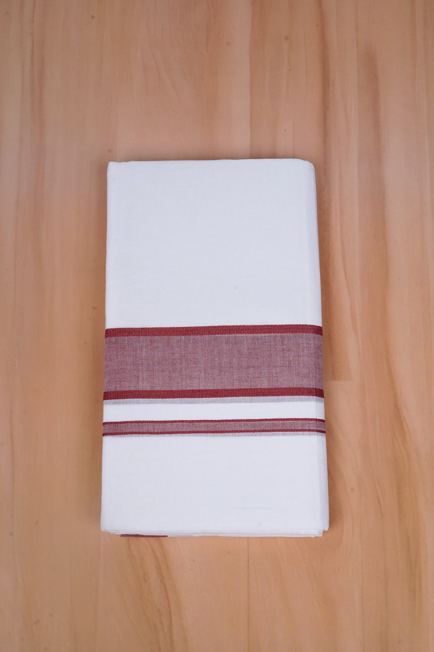 FCD-74 W/D DHOTI 3.80 MTR-Dark Red