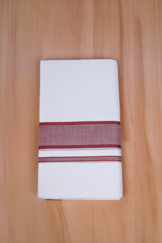 FCD-74 W/D DHOTI 3.80 MTR-Dark Red