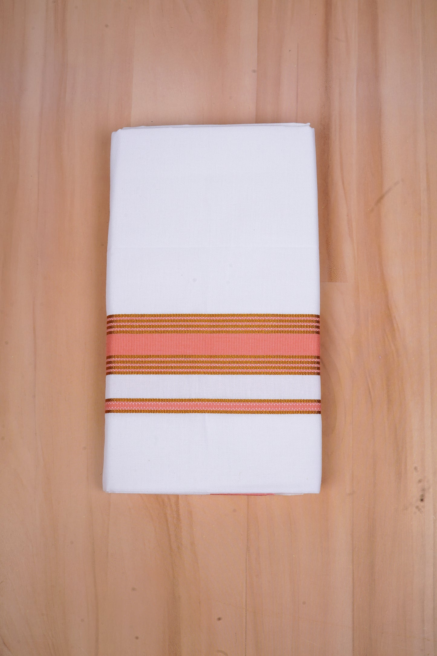 Gold Max W/S Dhoti 2.00 MTR - Russet Orange