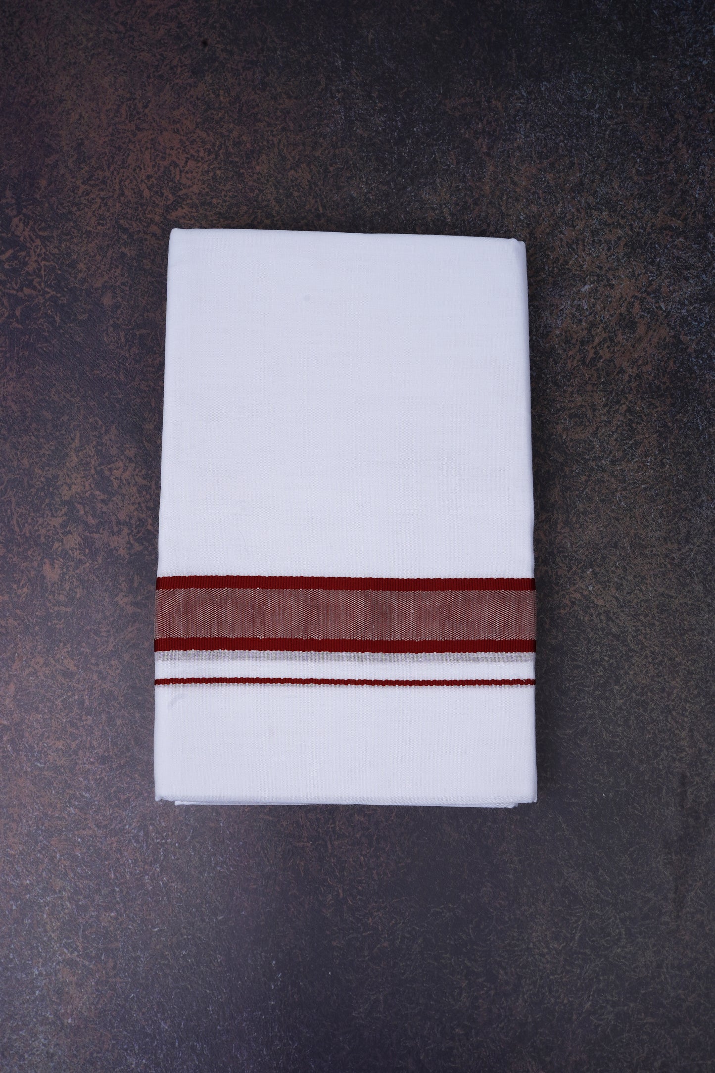 FD-91 W/D DHOTI 3.80 MTR-Dark Brown