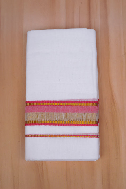 FCD-519 W/D DHOTI 3.80 MTR-Dark Pink