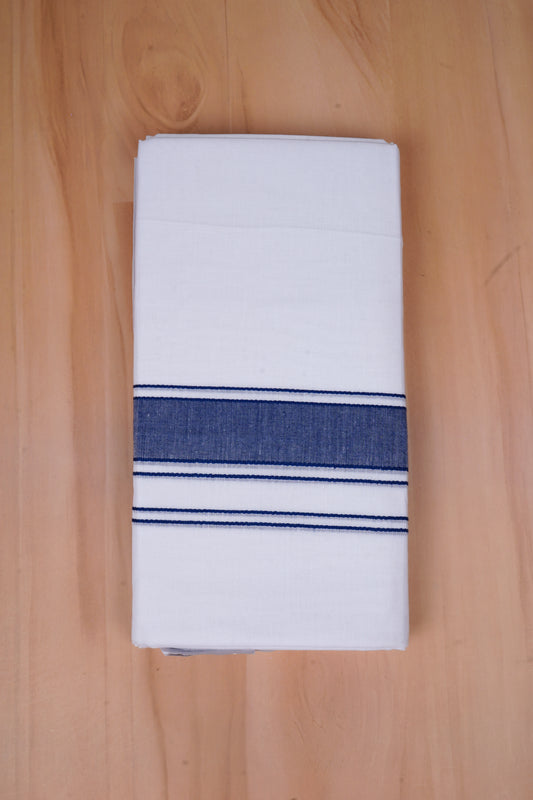 FCD-03 W/D DHOTI 4.00 MTR-Navy Blue