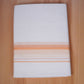 FCD-587 W/D DHOTI 3.80 MTR - Light Orange