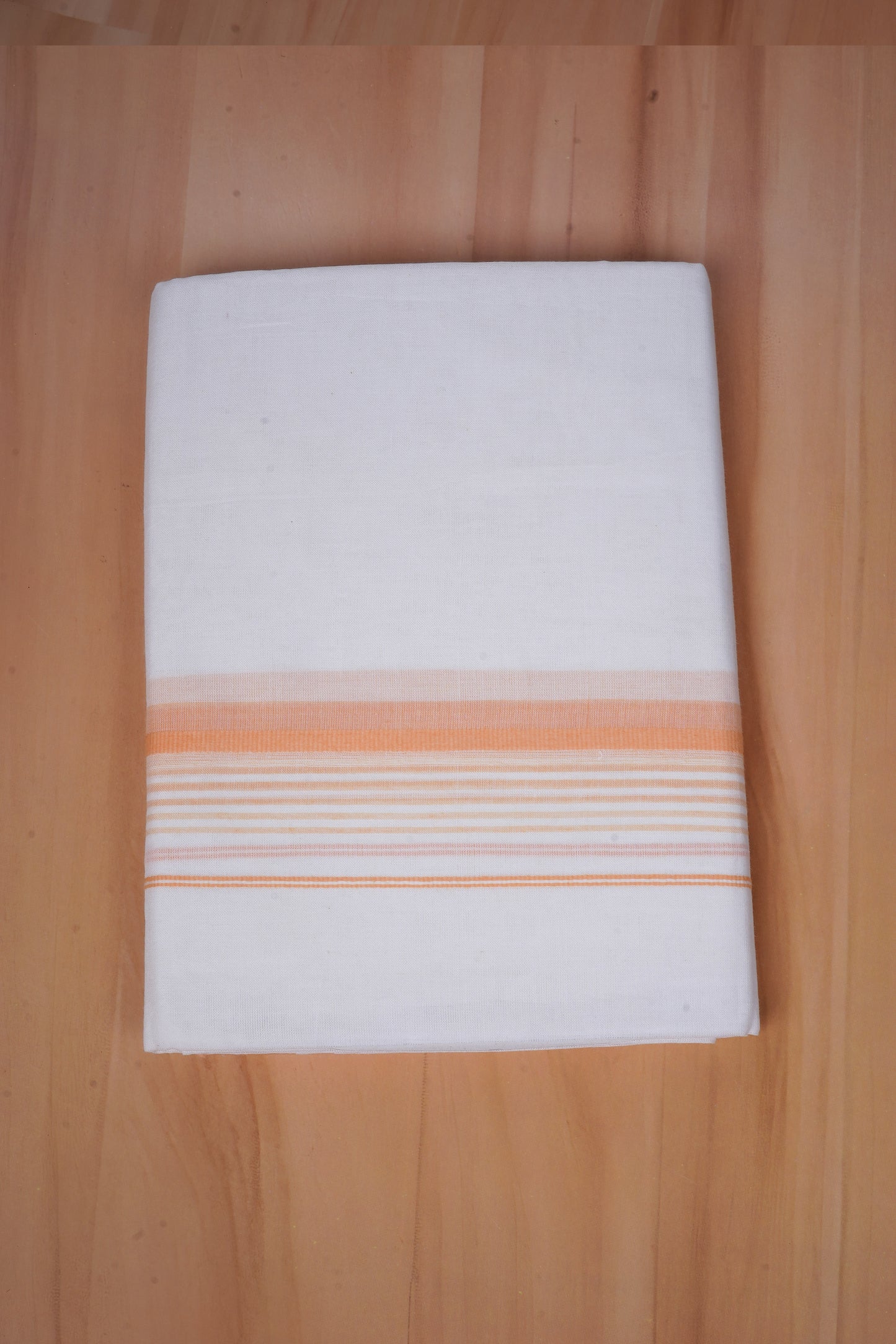 FCD-587 W/D DHOTI 3.80 MTR - Light Orange