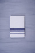 KERALOOM FINISH COTTON 327 W/D DHOTI 3.80 MTR - Navy Blue