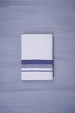 KERALOOM FINISH COTTON 327 W/D DHOTI 3.80 MTR - Navy Blue