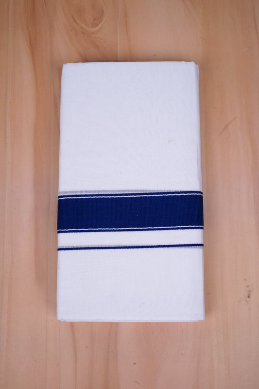 FCD-487 W/D DHOTI 3.80 MTR-Dark Blue