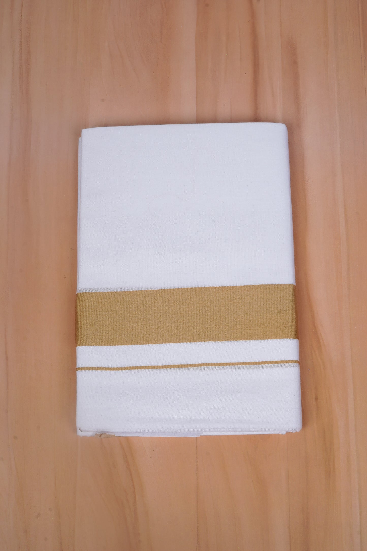 FCD-596 W/D DHOTI 3.80 MTR - Light Brown