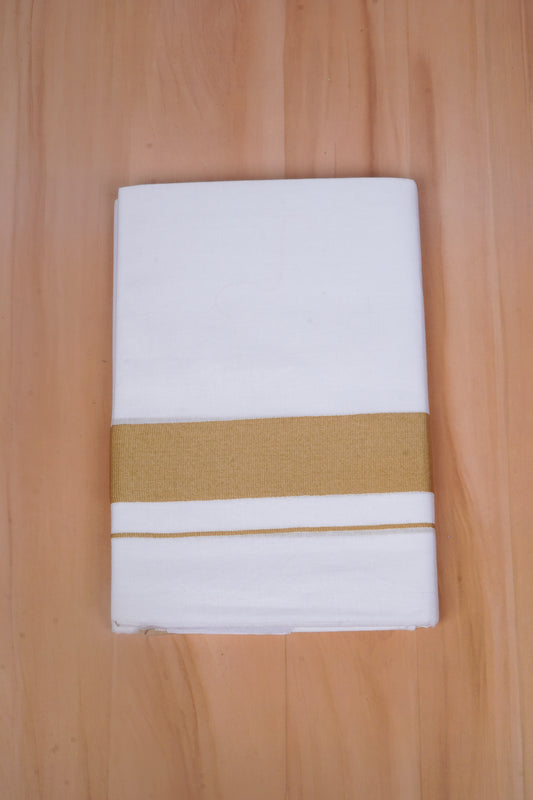 FCD-596 W/D DHOTI 3.80 MTR - Light Brown