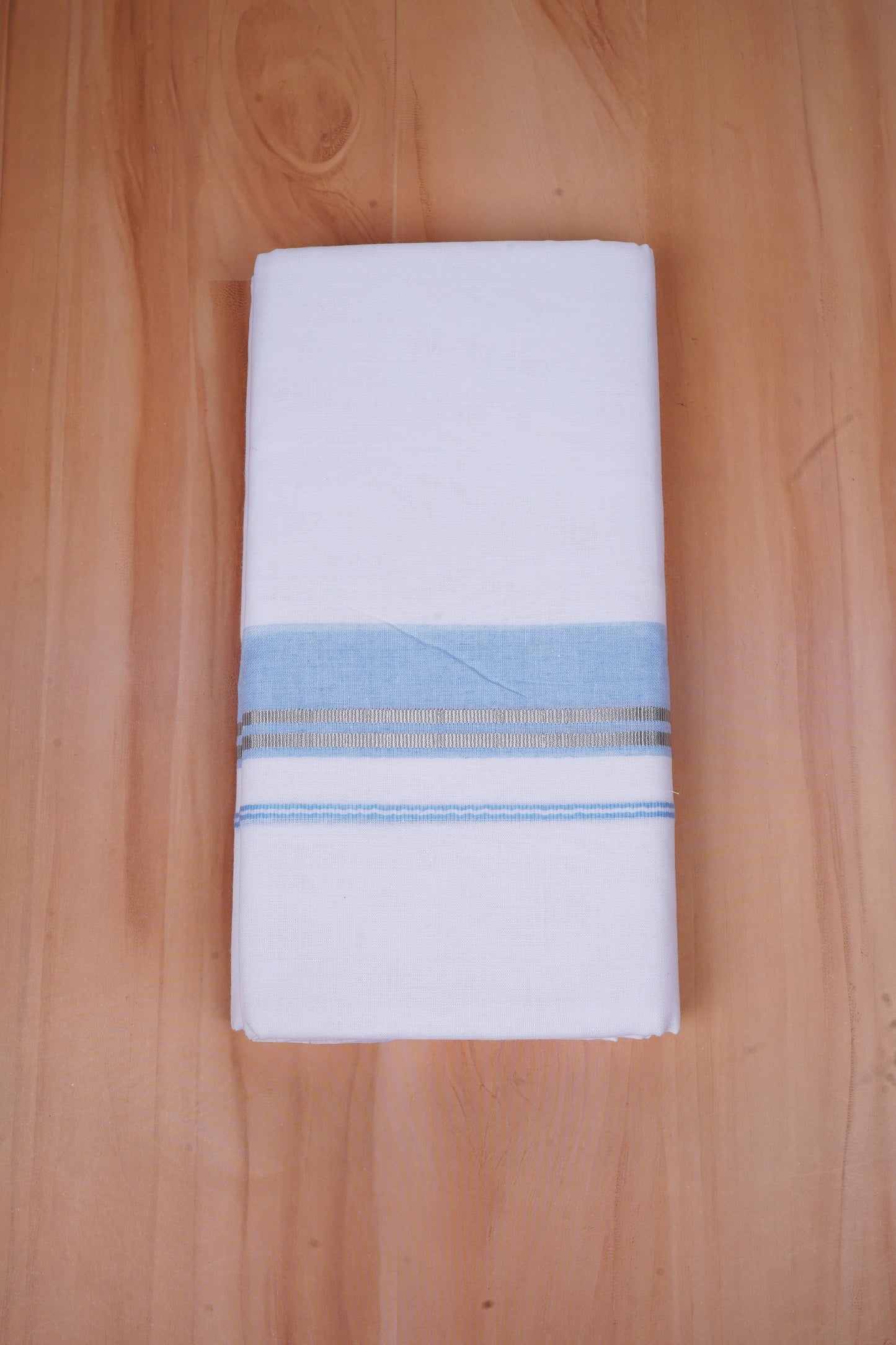 FCD-526 W/D DHOTI 3.80 MTR-Sky Blue