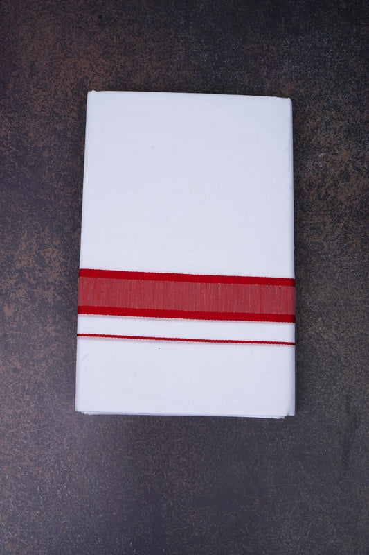FD-91 W/D DHOTI 3.80 MTR-Red
