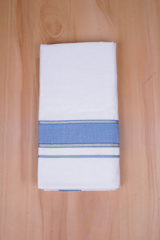 FCD-364 W/D DHOTI 3.80 MTR - Blue