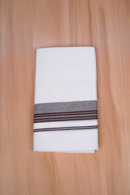 FCD-493 W/D DHOTI 3.80 MTR - D brown