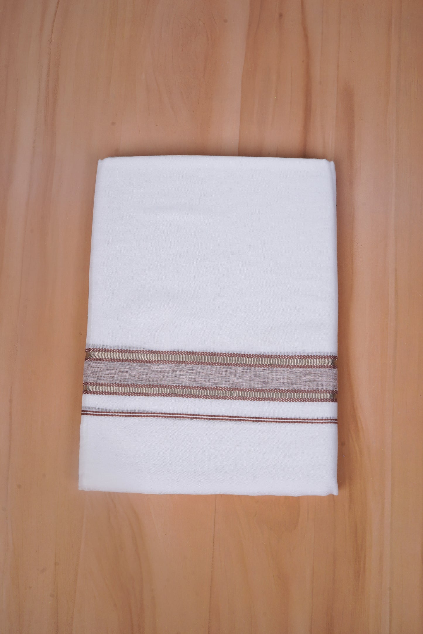 FCD-517 W/D DHOTI 3.80 MTR -  Brown
