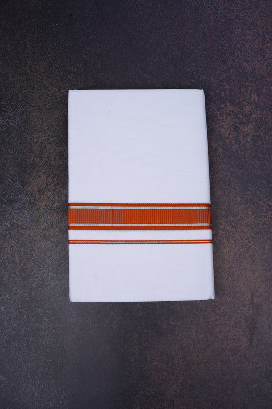 FD-167 W/D DHOTI 3.80 MTR-Brown