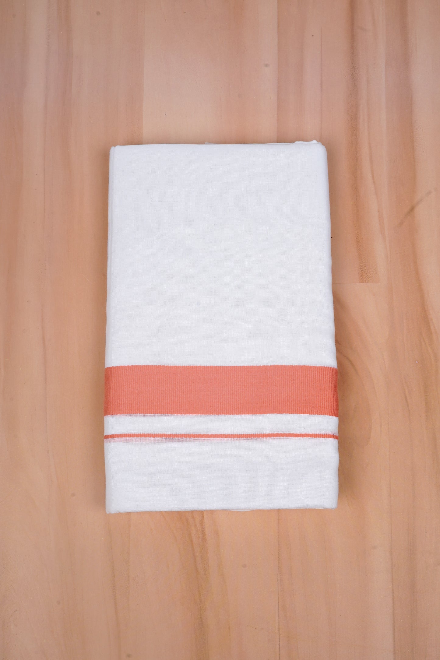 FCD-381 W/D DHOTI 3.80 MTR - Light Orange