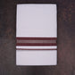 FD-166 W/D DHOTI 3.80 MTR-Brown