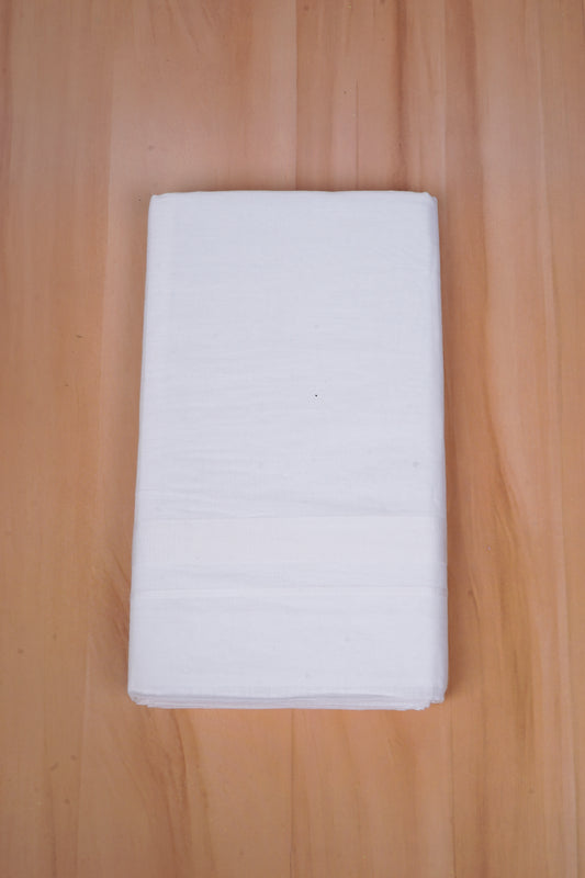 PMD-10 W/D DHOTI 3.80 MTR - White