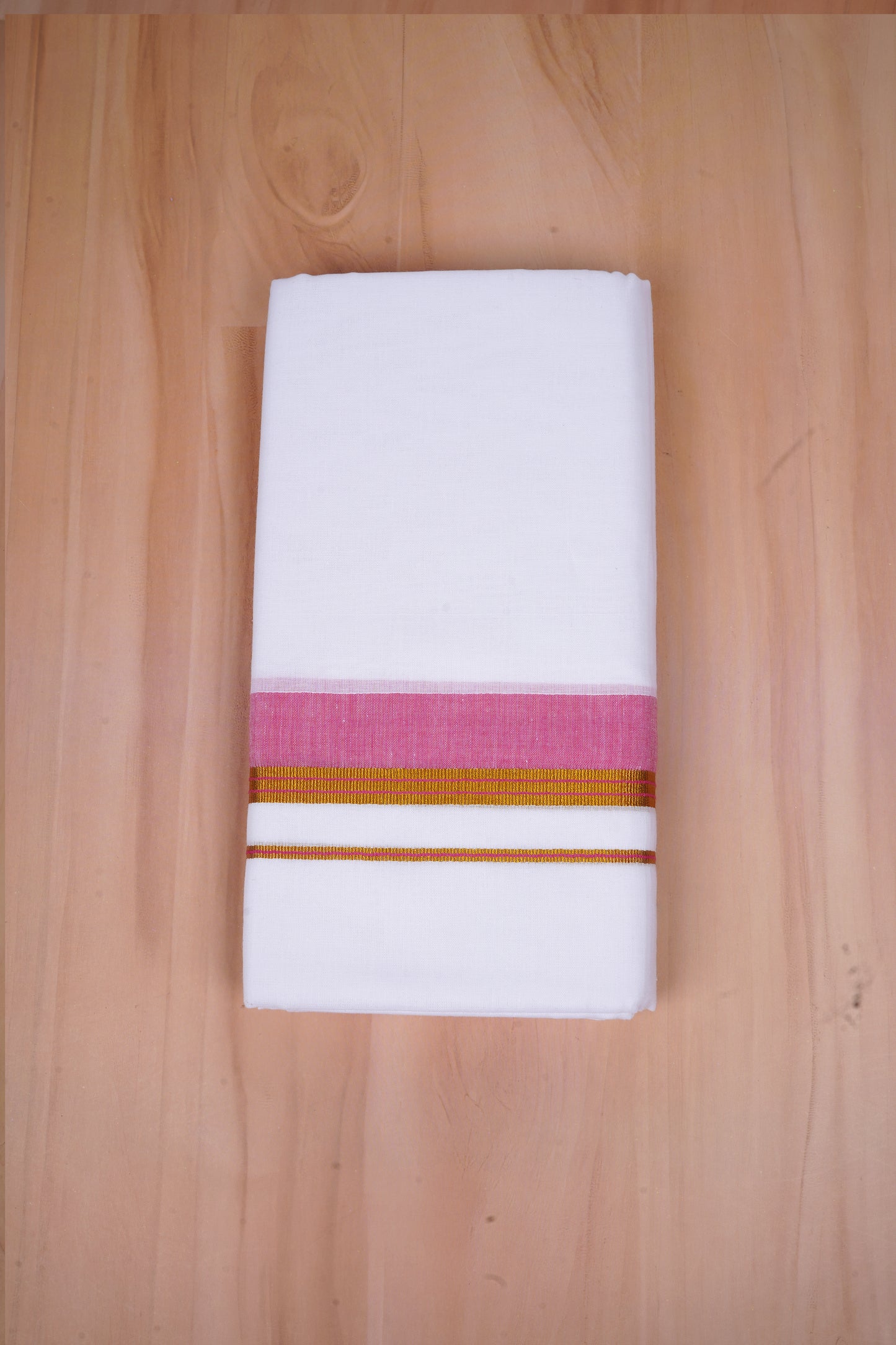 FCD-528 W/D DHOTI 3.80 MTR-Dark Pink