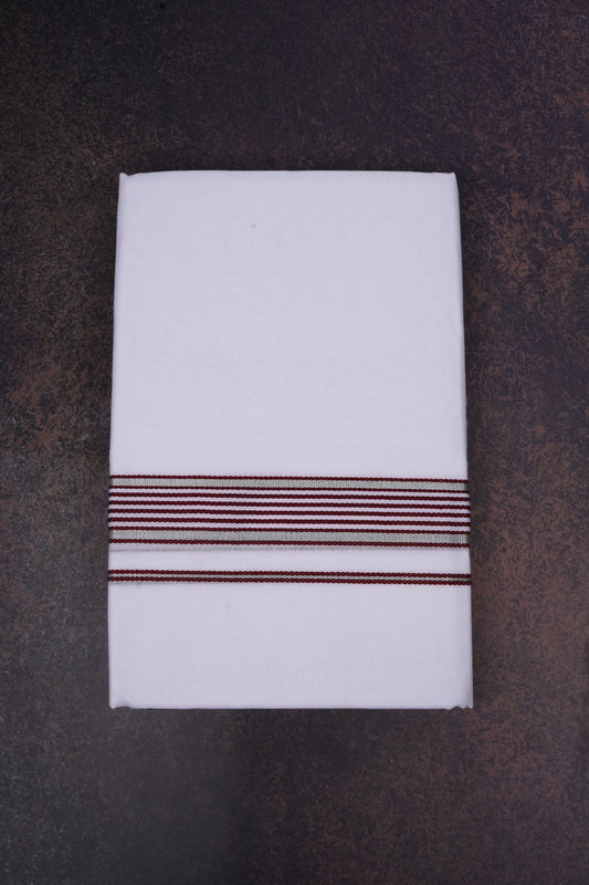 FD-137 W/D DHOTI 3.80 MTR-Brown