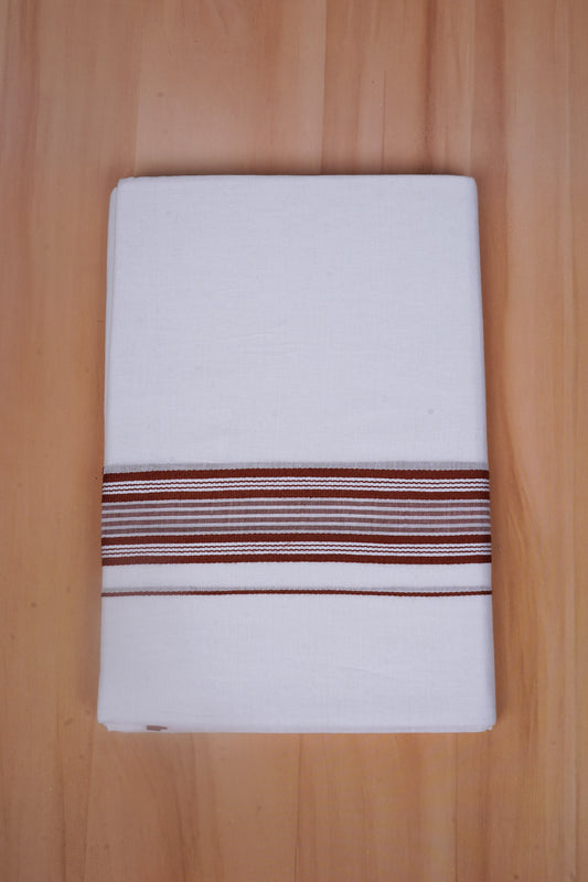 FCD-576 W/D DHOTI 3.80 MTR - Dark Brown