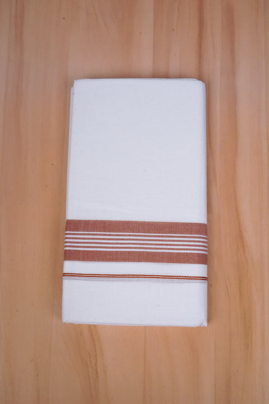 FCD-616 W/D DHOTI 3.80 MTR - L Brown