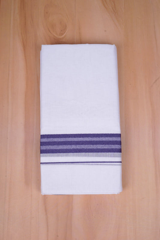 FCD-502 W/D DHOTI 3.80 MTR-Purple