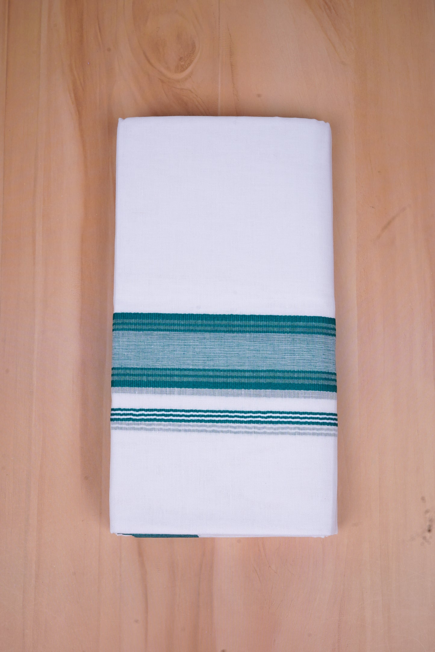 FCD-423 W/D DHOTI 3.80 MTR- Peacock blue