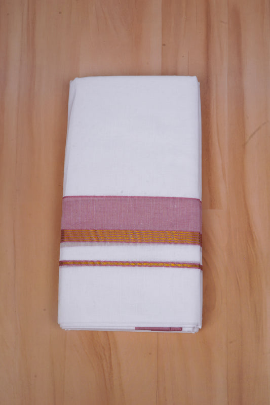 FCD-524 W/D DHOTI 3.80 MTR-Light Rose