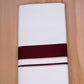 FCD-76 W/D DHOTI 3.80 MTR-Dark Maroon
