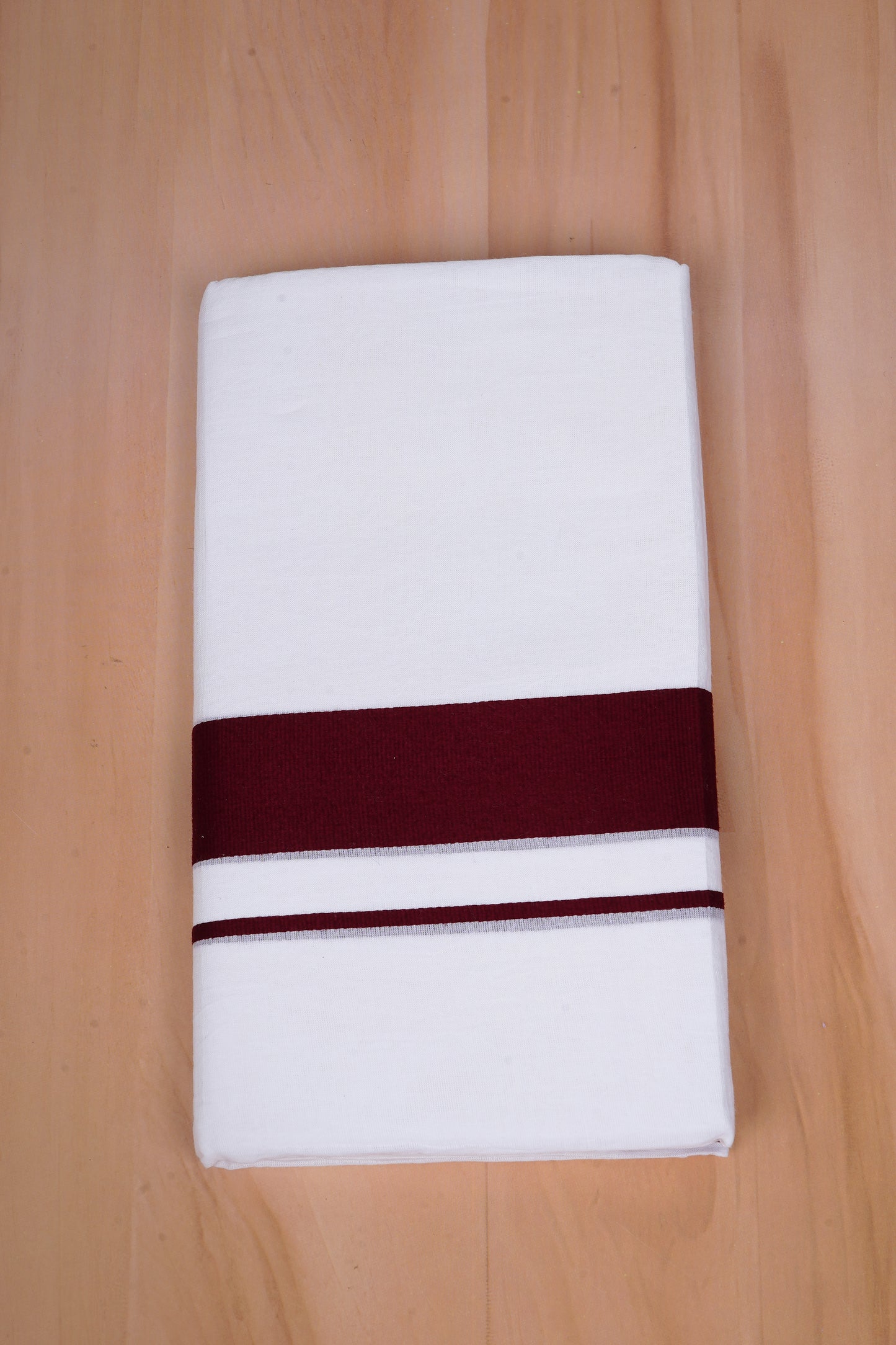 FCD-76 W/D DHOTI 3.80 MTR-Dark Maroon