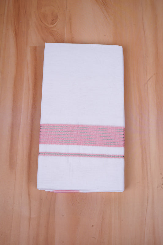 FCD-470 W/D DHOTI 4.00 MTR - Light Pink