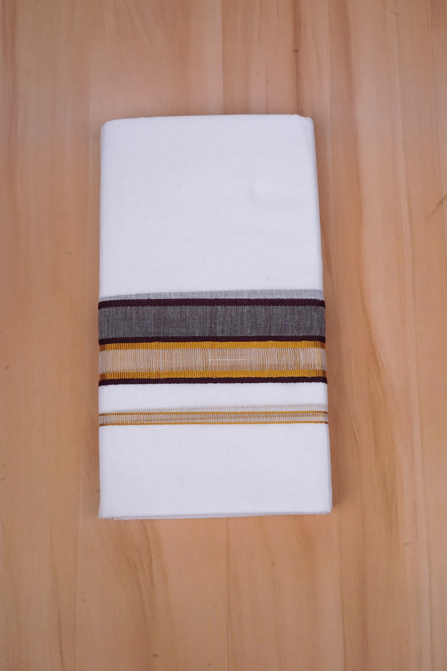 FCD-531 W/D DHOTI 3.80 MTR-Light Brown