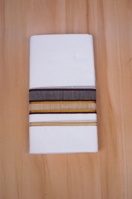 FCD-531 W/D DHOTI 3.80 MTR-Light Brown