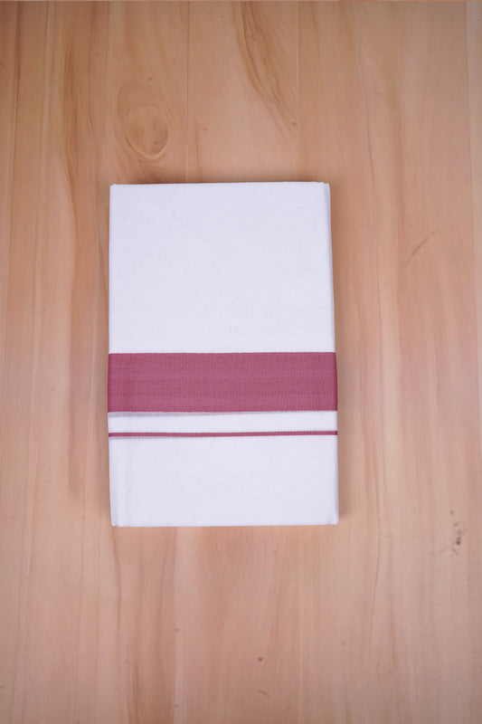 FCD-592 W/D DHOTI 3.80 MTR - Dark pink