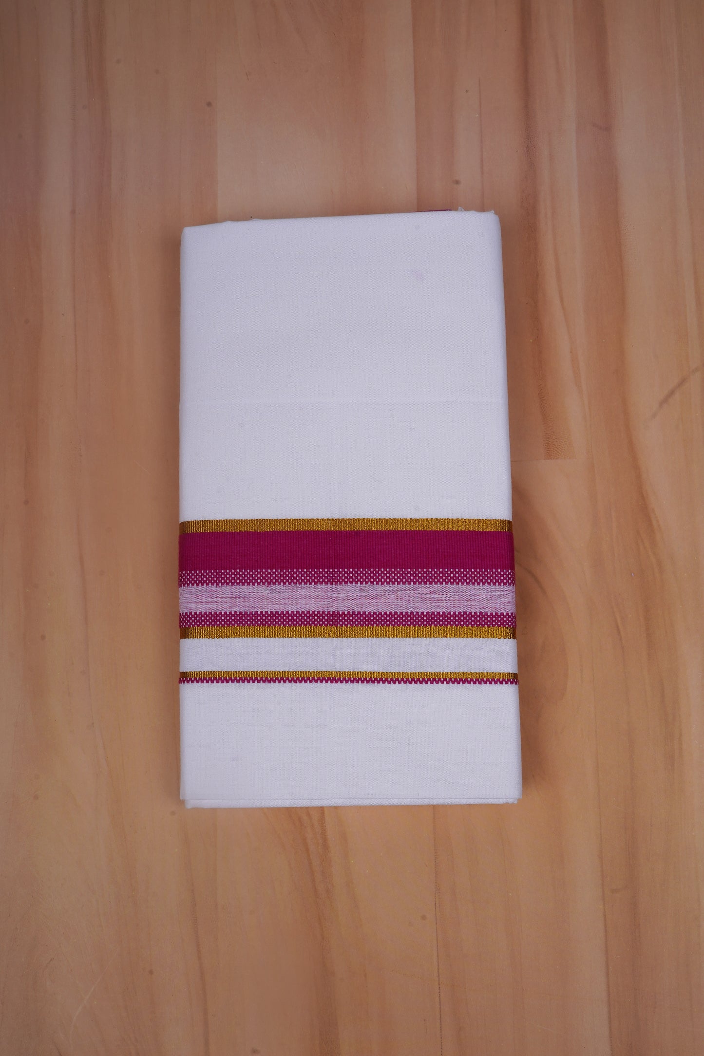 Popular Choice W/S Dhoti 2.00 MTR - Dark Pink