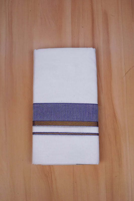 FCD-524 W/D DHOTI 3.80 MTR-Blue