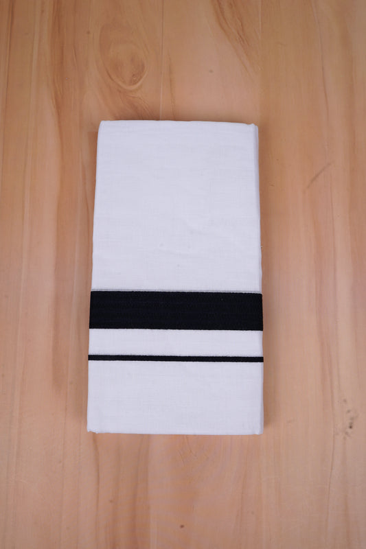 FCD-366 W/D DHOTI 3.80 MTR-Black