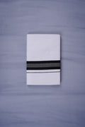 KERALOOM FINISH COTTON 329 W/D DHOTI 3.80 MTR - Dark Black