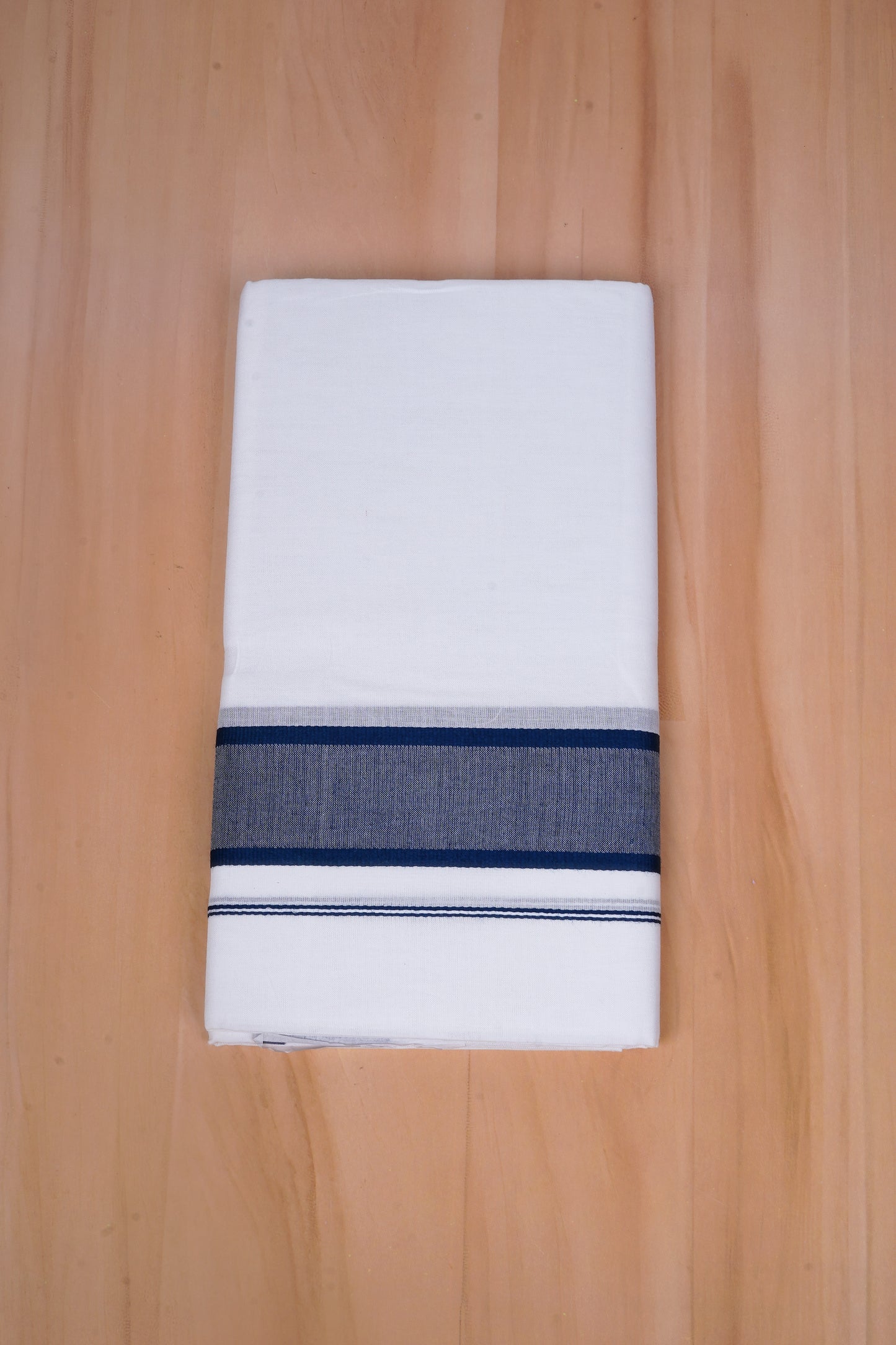 FCD-74 W/D DHOTI 3.80 MTR-Dark Blue