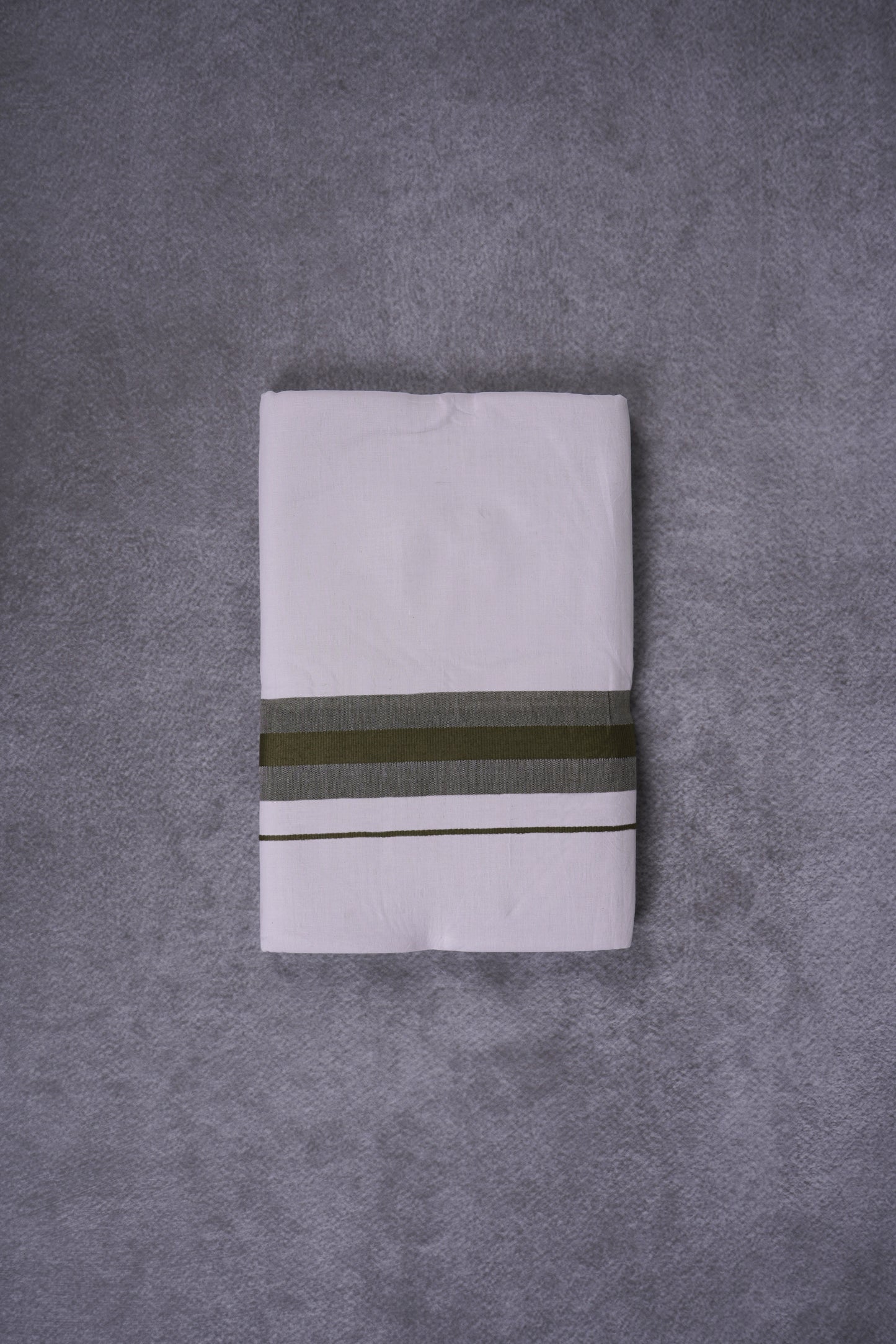 KERALOOM FINISH COTTON 326 W/D DHOTI 3.80 MTR - Dark Gray