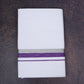 FD-168 W/D DHOTI 3.80 MTR-Dark Purple