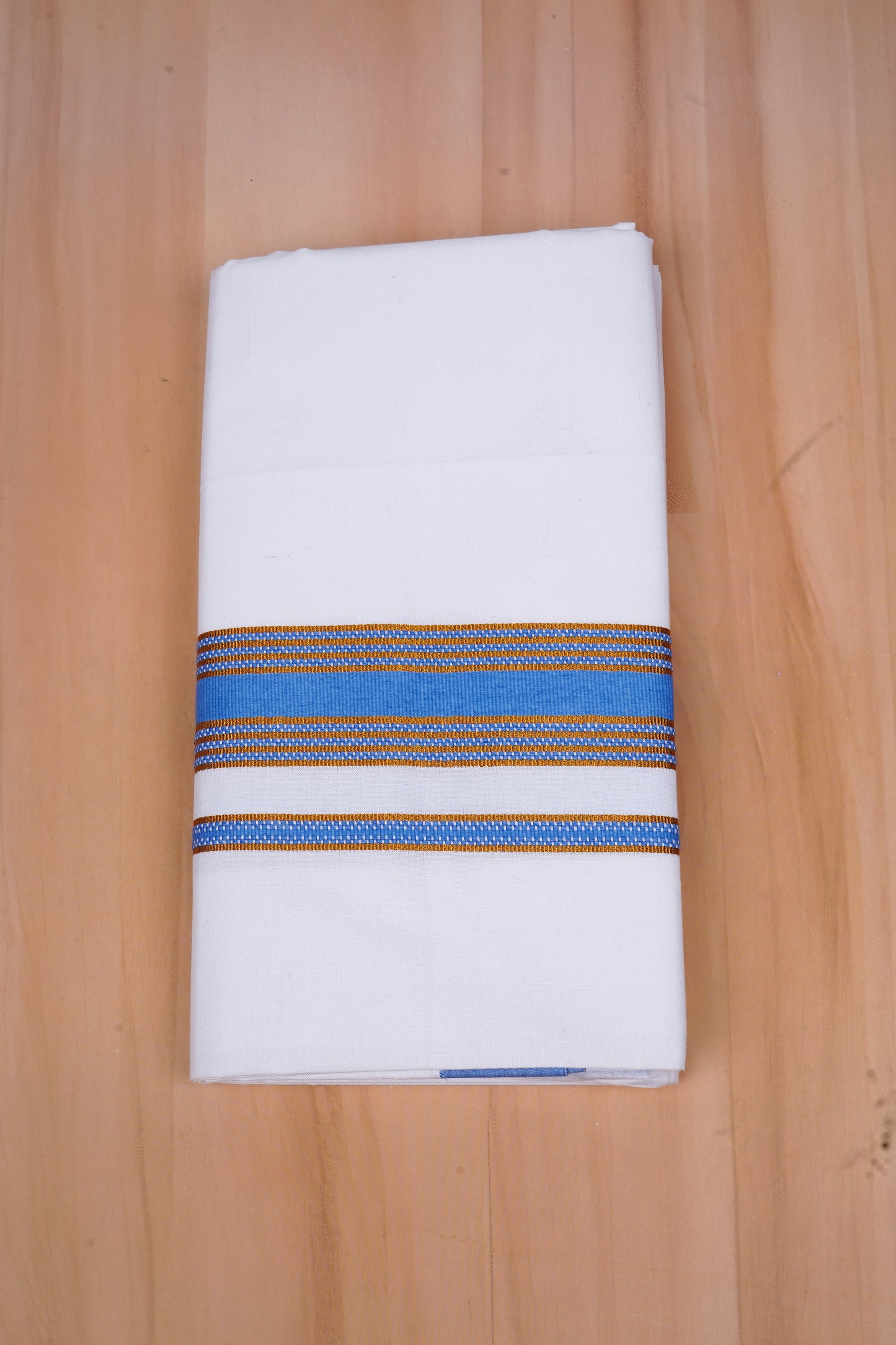 Gold Max W/S Dhoti 2.00 MTR - Sky Blue