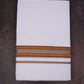 FD-166 W/D DHOTI 3.80 MTR-Brown