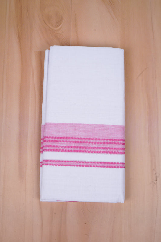 FCD-504 W/D DHOTI 3.80 MTR- Pink