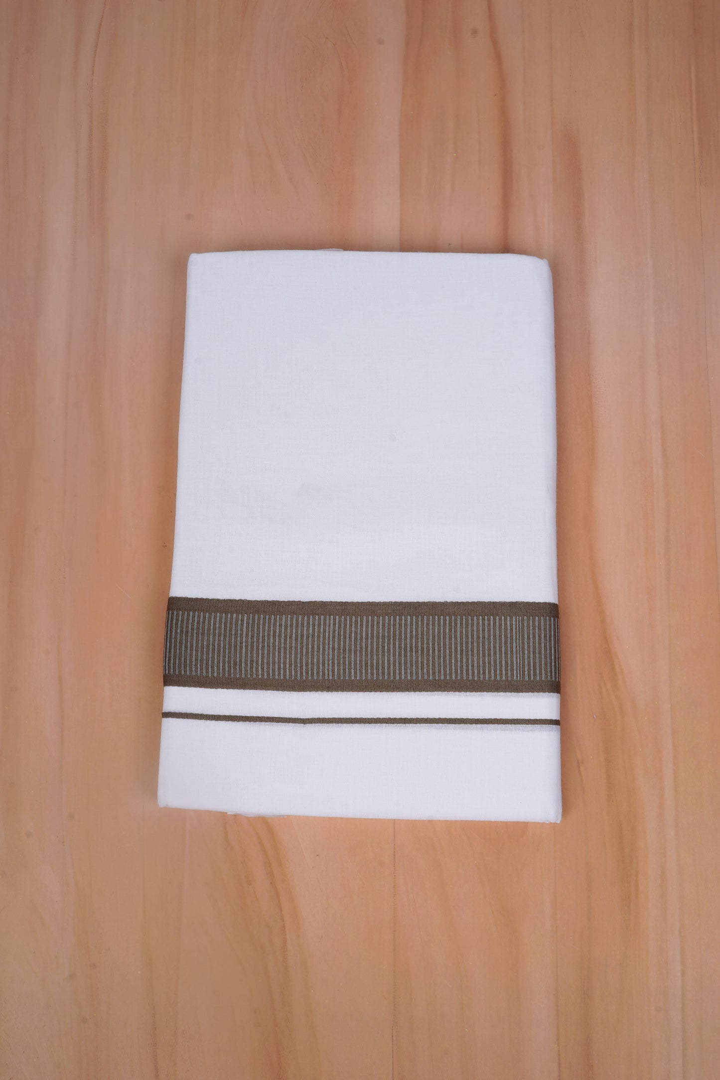 FCD-601 W/D DHOTI 3.80 MTR - Dark Brown