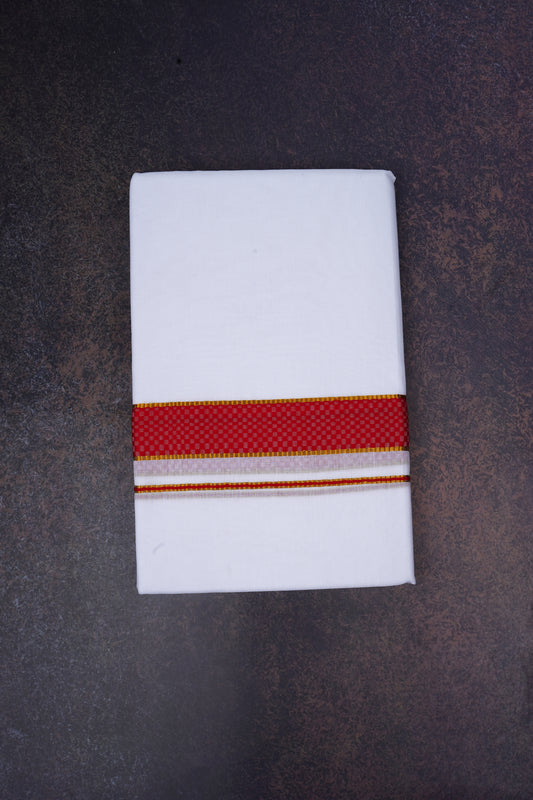 FD-200 W/D DHOTI 3.80 MTR-Red